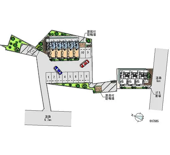 ★手数料０円★春日井市穴橋町１丁目　月極駐車場（LP）